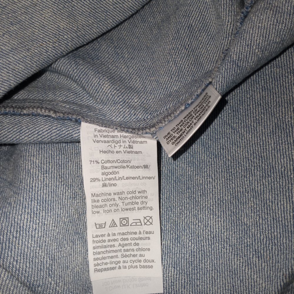 MADEWELL Dress Swing Denim  2X - Picture 11 of 11